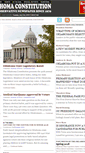 Mobile Screenshot of oklahomaconstitution.com